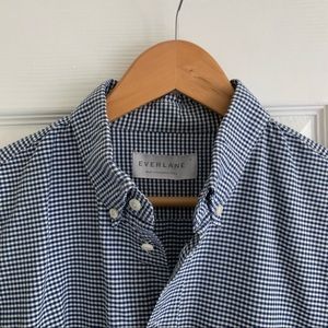 The Slim Fit Oxford - Navy Gingham